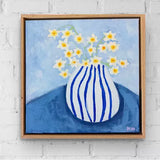 Jonquils In Blue Stripes