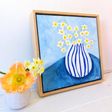 Jonquils In Blue Stripes