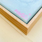 Blues With Eucalyptus On Pink