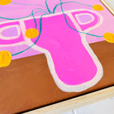 Wonky Vessel With Yellow