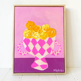 Lemons + Oranges on Pink