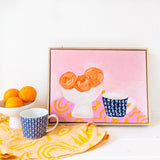 Oranges With Coffee Cup