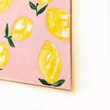 Lemony Lemons On Pink