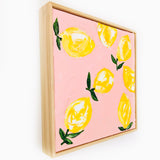 Lemony Lemons On Pink