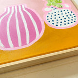 Pink Pot With Stripes