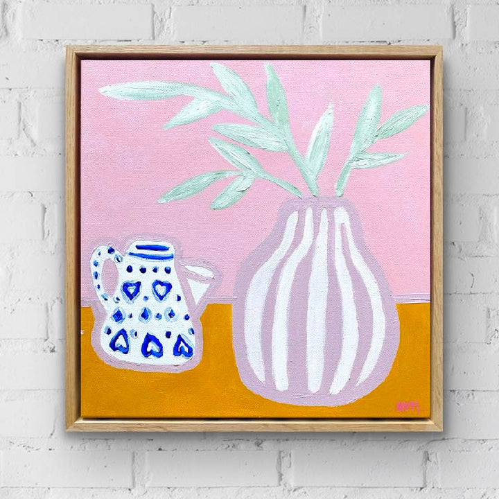 Little Coffee Pot With Pink