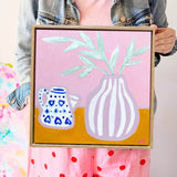 Little Coffee Pot With Pink