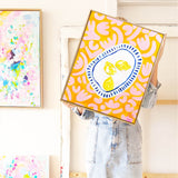 Lemons On Pink And Yellow