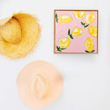 Lemony Lemons On Pink