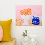 Oranges With Coffee Pot