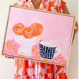 Oranges With Coffee Cup