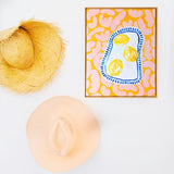 Plate Of Lemons On Pink