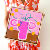 Wonky Vessel With Yellow