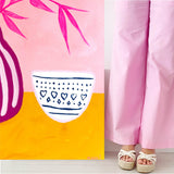 Wonky Bowl With Pink Pot