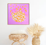 Wonky Vase With Wattle