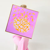 Wonky Vase With Wattle