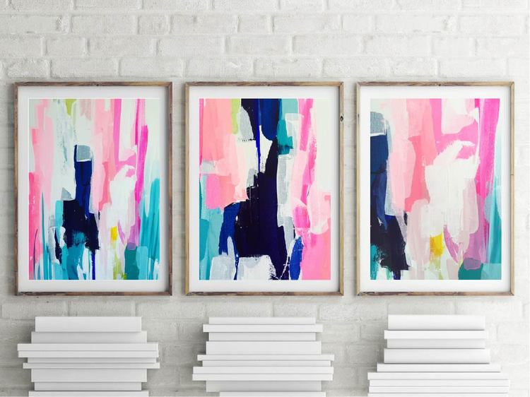 Garden of Enid Print Trio FRAMED CUSTOM