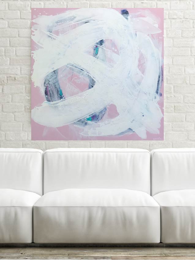 The Blush II | Framed