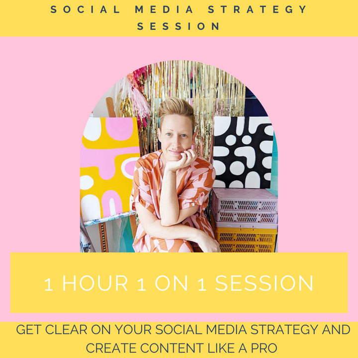1 ON 1 SOCIAL MEDIA STRATEGY SESSION
