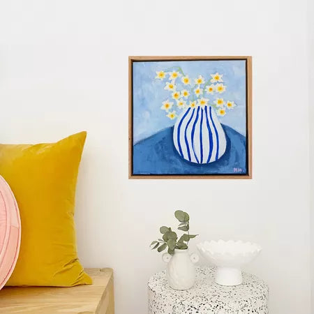 Jonquils In Blue Stripes