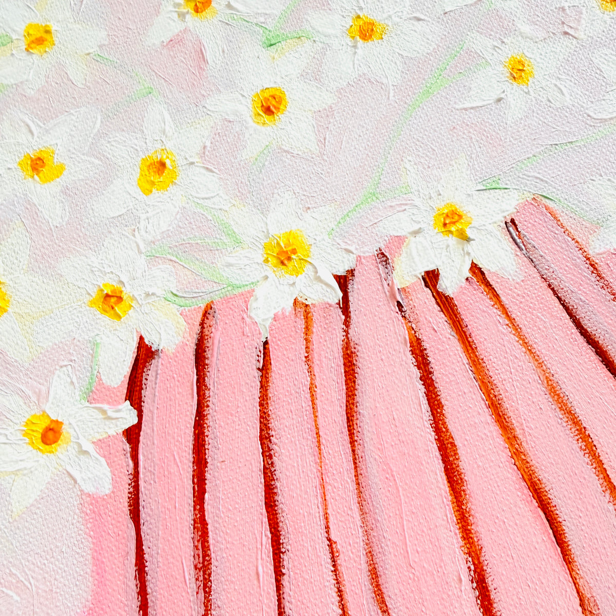 Jonquils In Pink Stripes