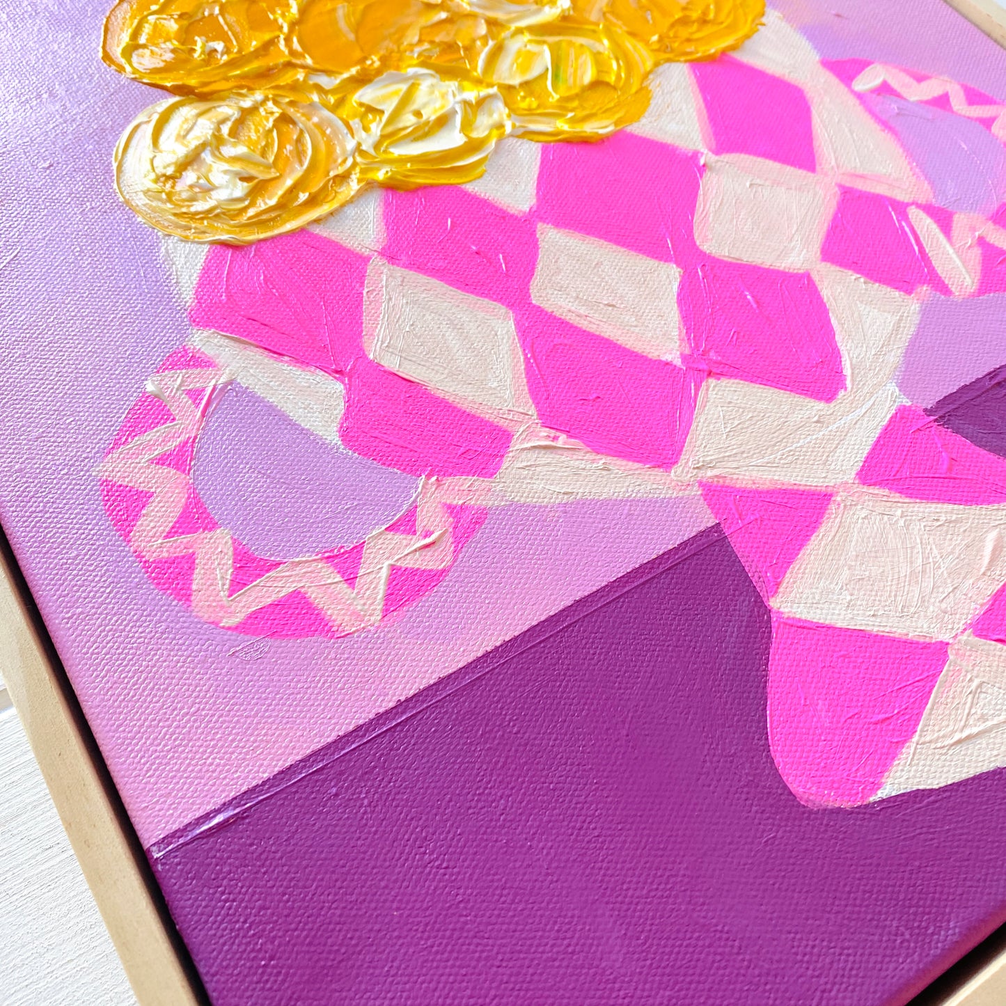 Lemons + Oranges on Pink
