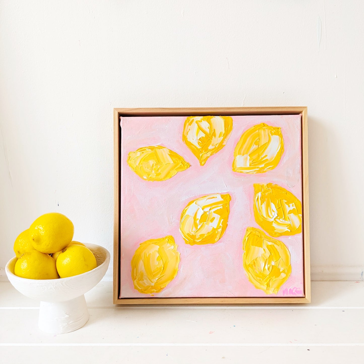 Little Lemons On Pink