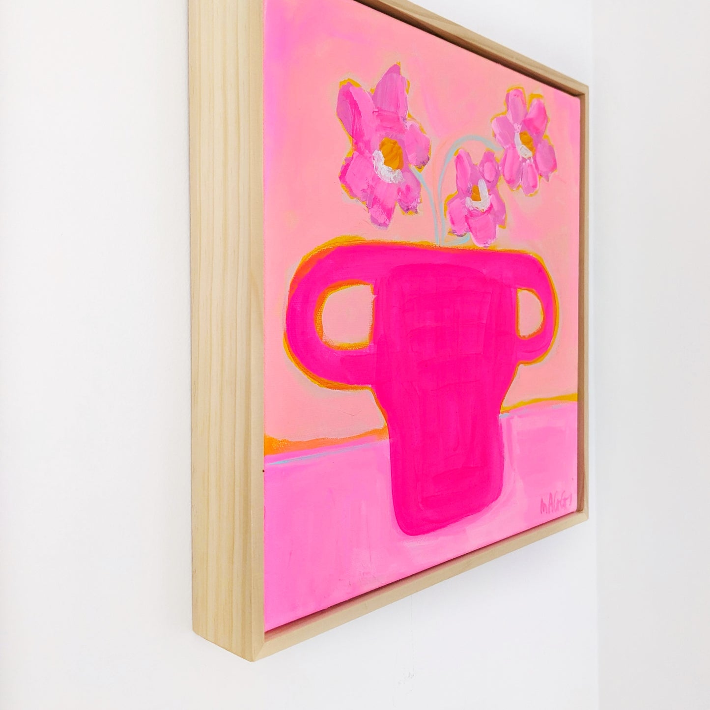 Wonky Pink Pot