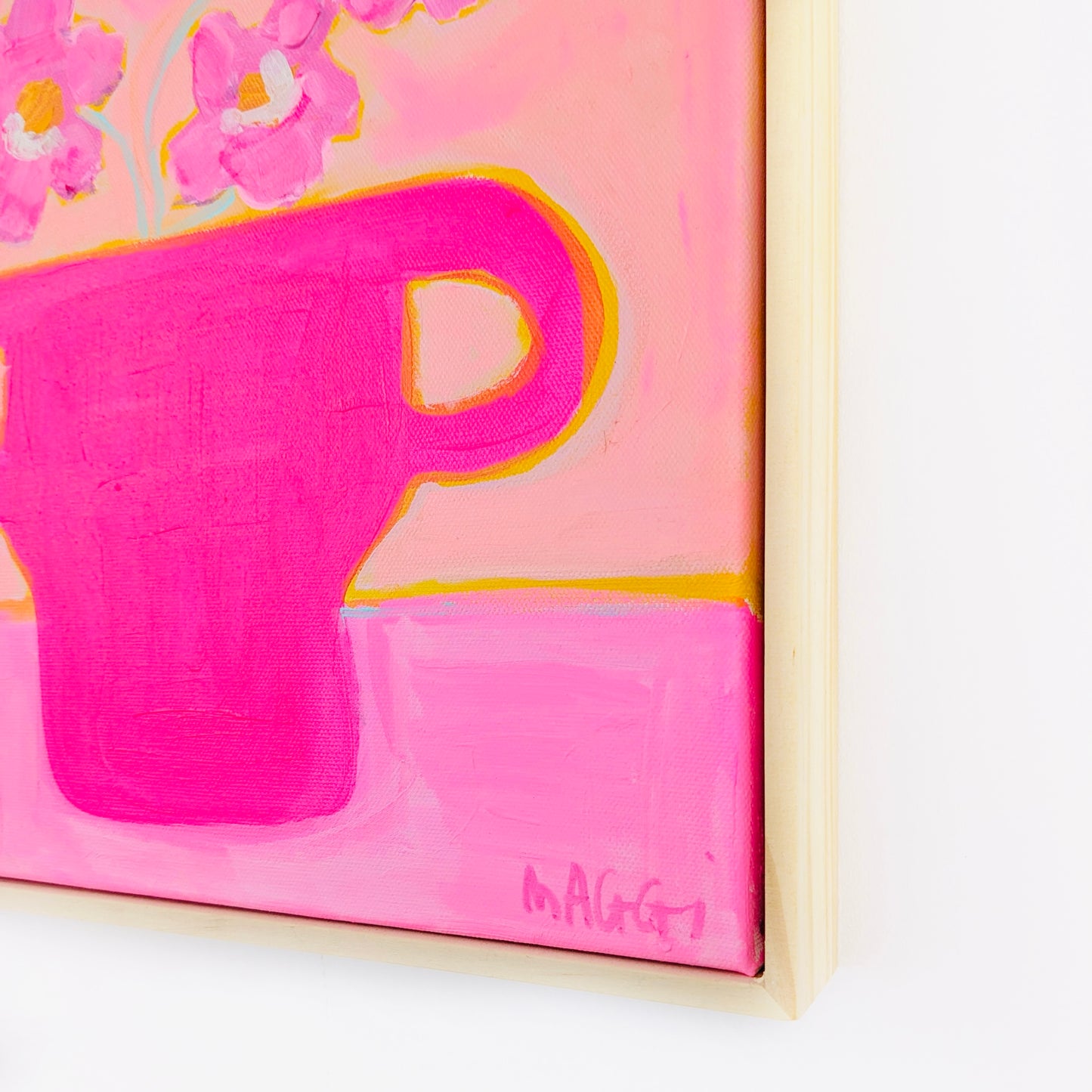 Wonky Pink Pot