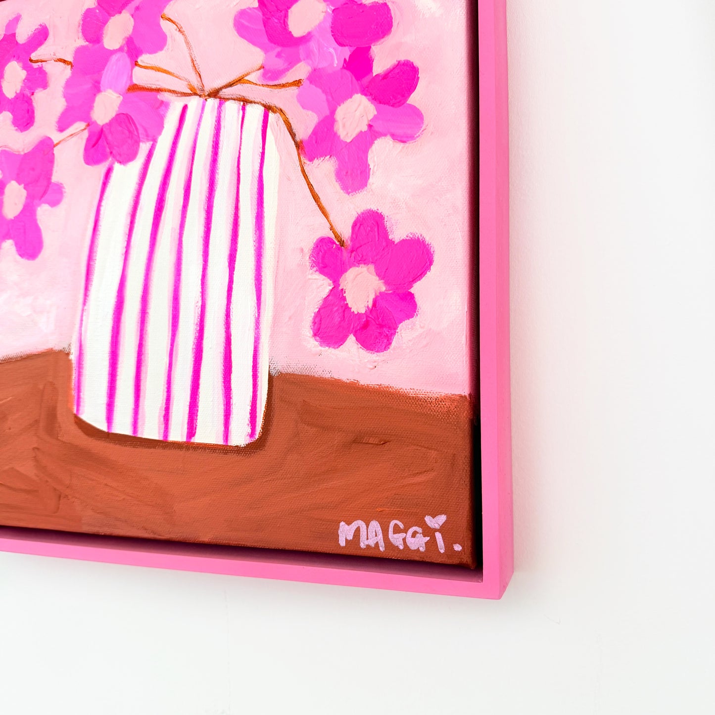 Pink Blooms In Pink