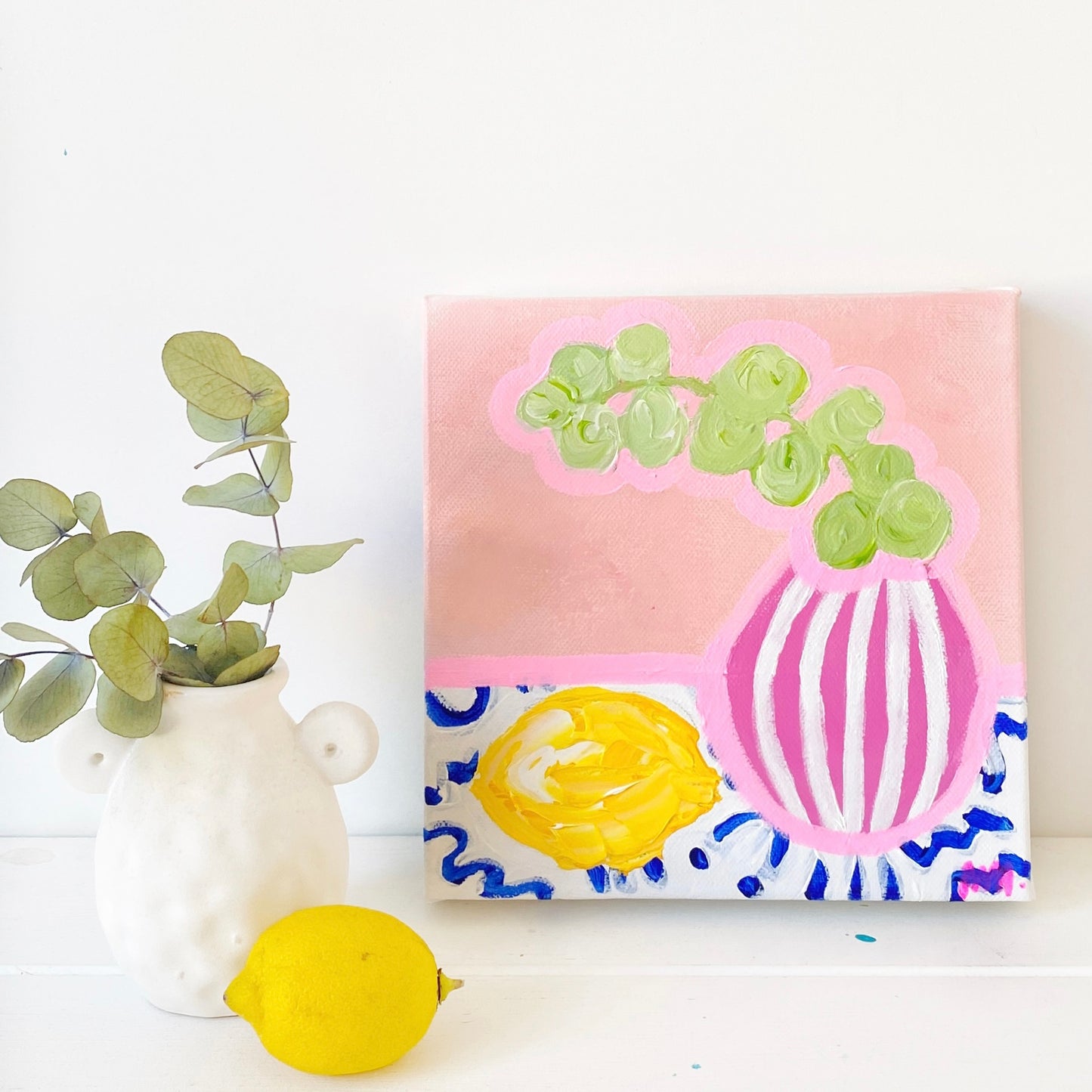 Little Lemon On Pink