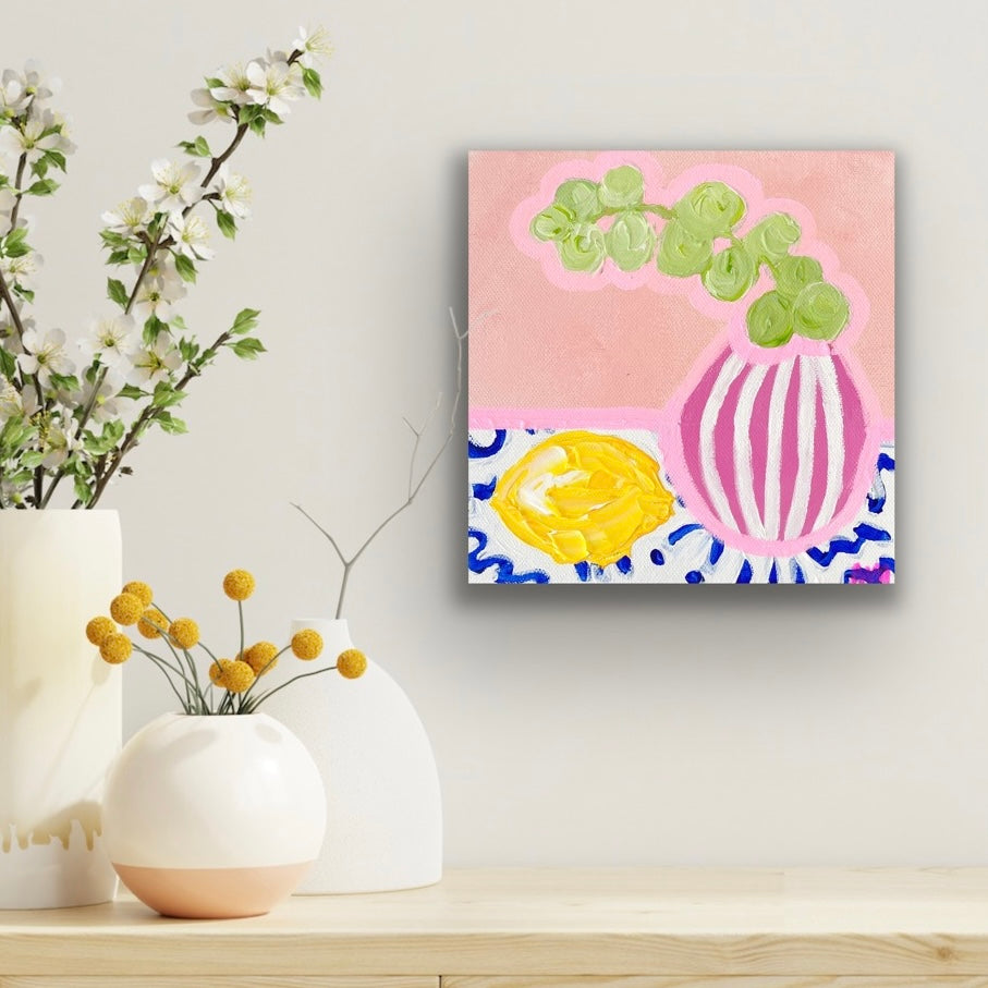 Little Lemon On Pink
