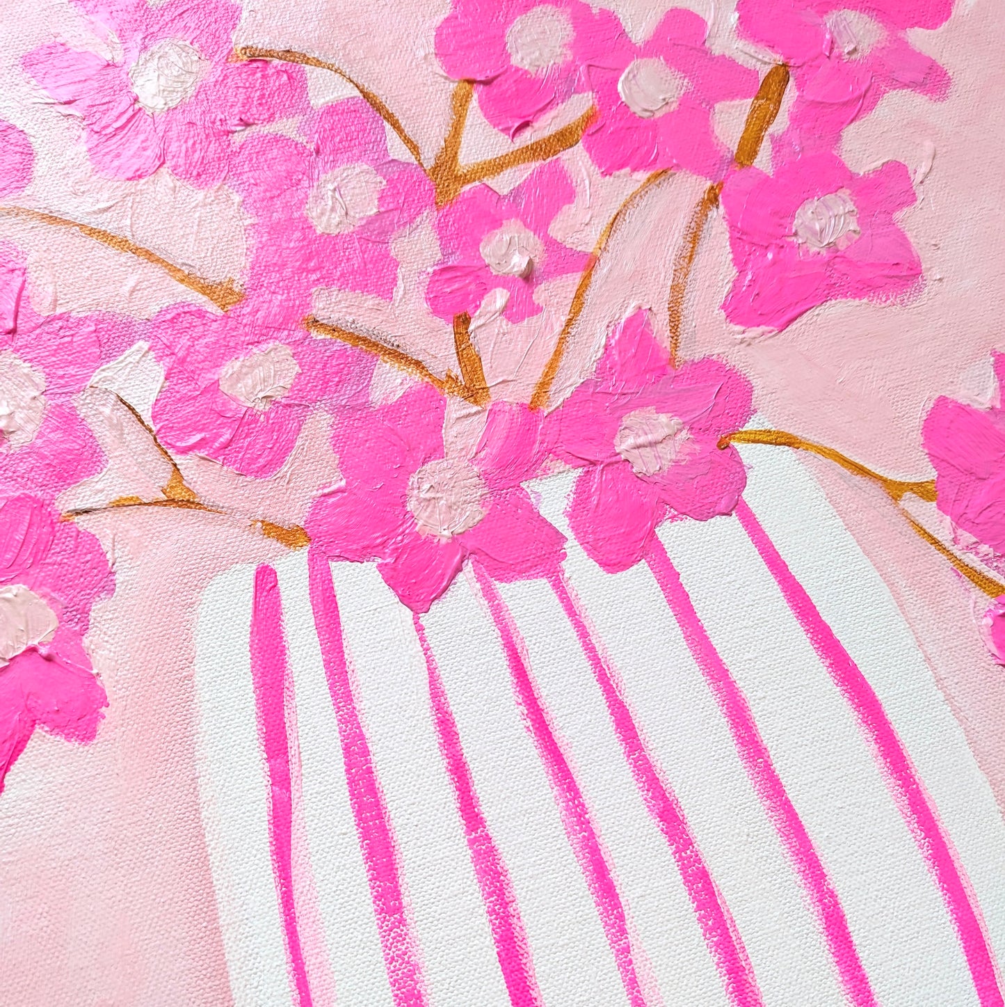 Spring Blooms In Stripes