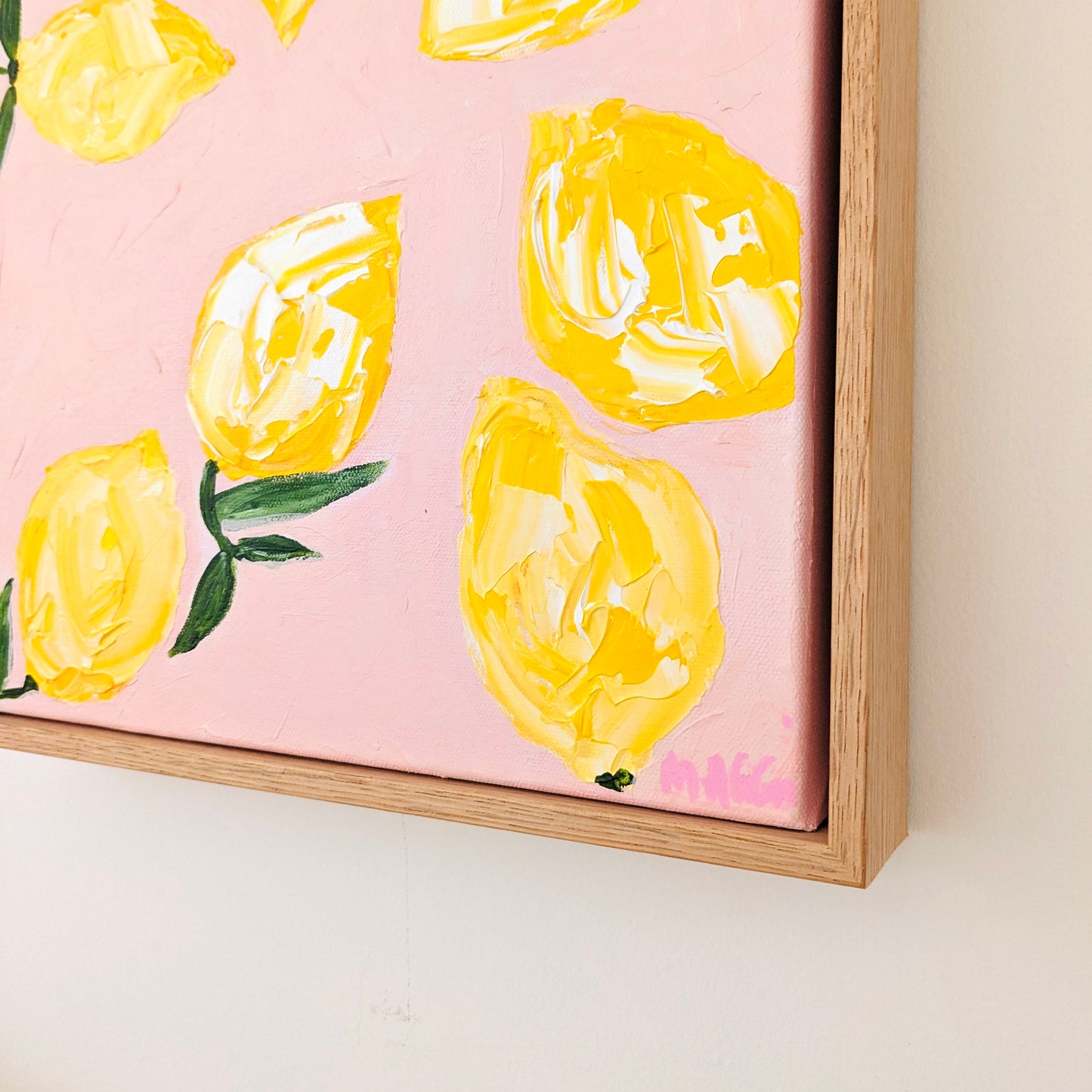 Little Lemons On Pink