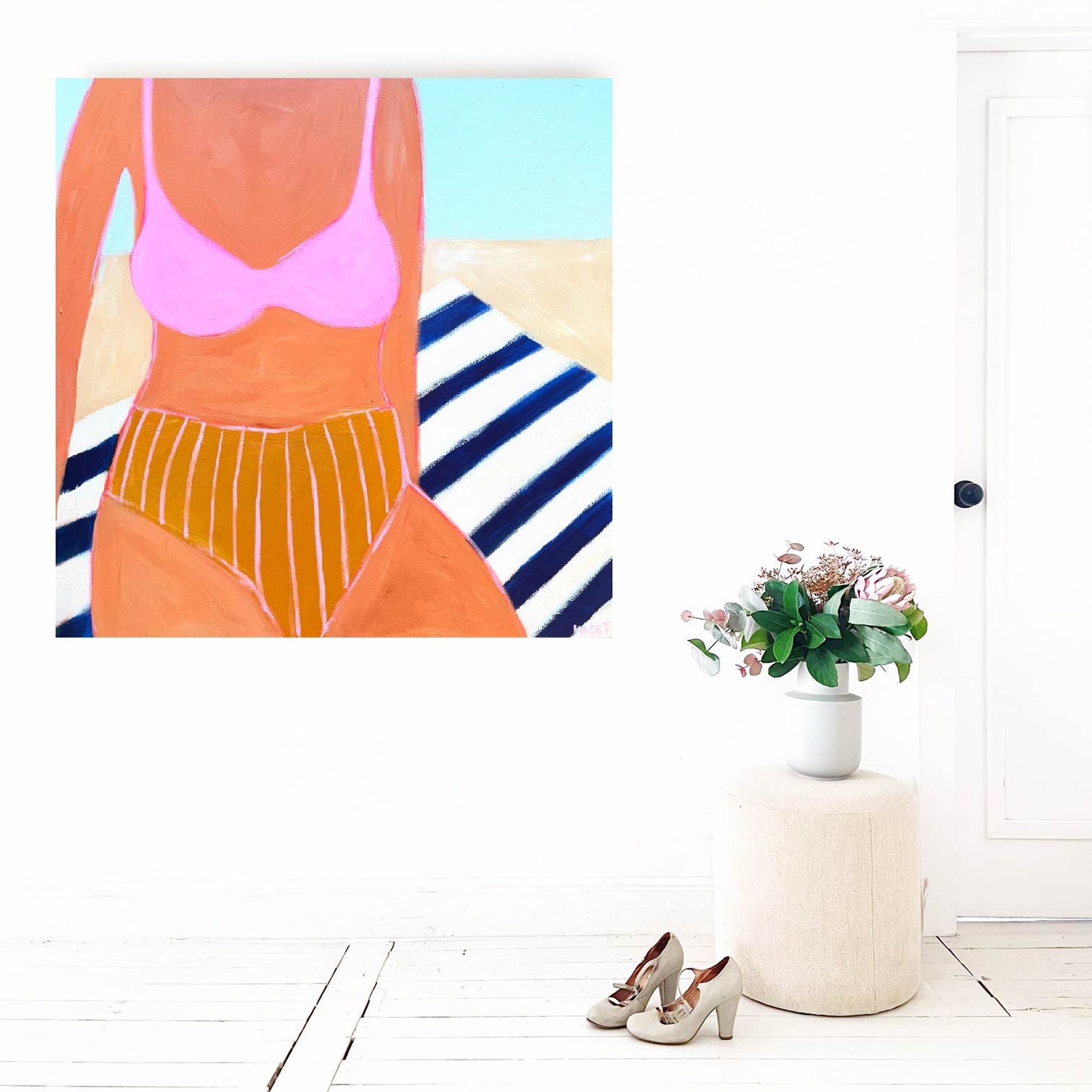 Coledale Beach Bather
