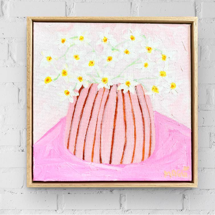 Jonquils In Pink Stripes