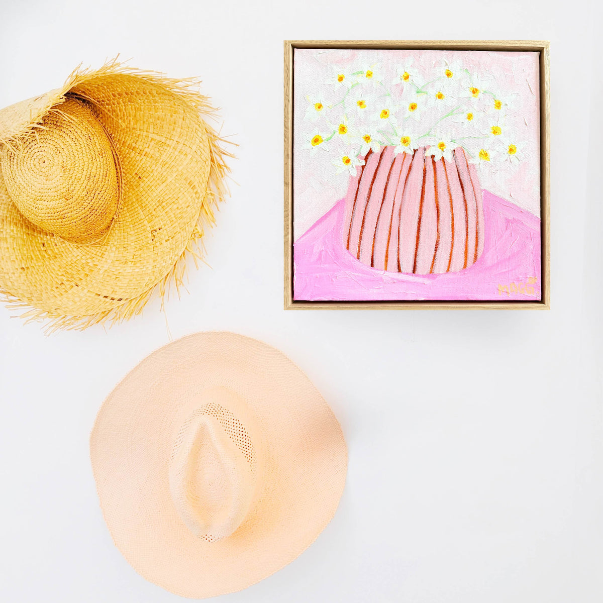 Jonquils In Pink Stripes