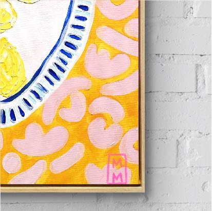 Lemons On Pink And Yellow