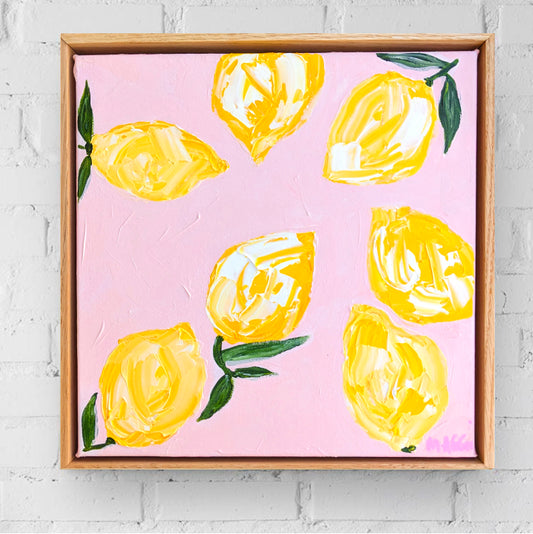 Little Lemons On Pink