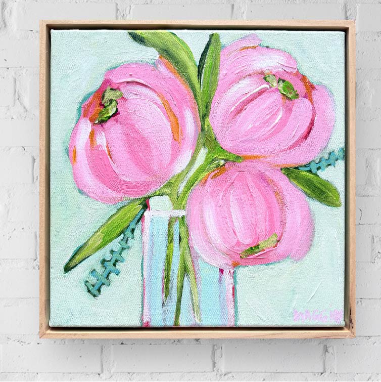 Peonies In Vase