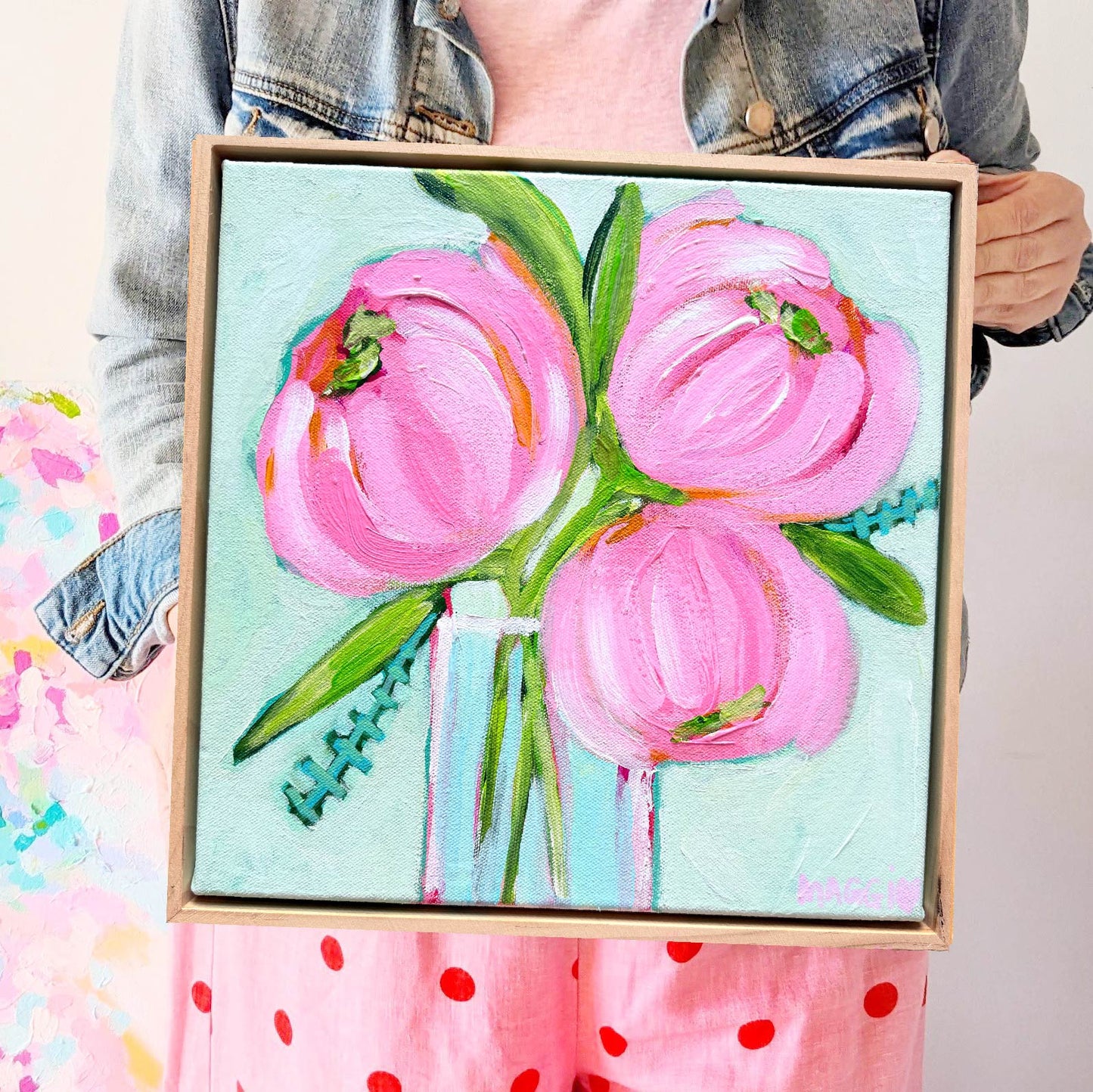 Peonies In Vase