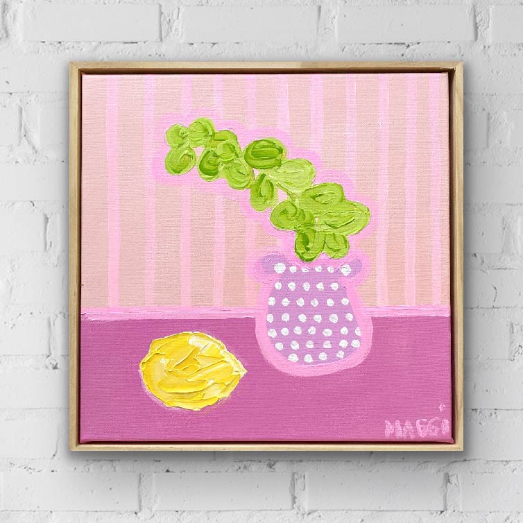 Pink On Pink With Lemon