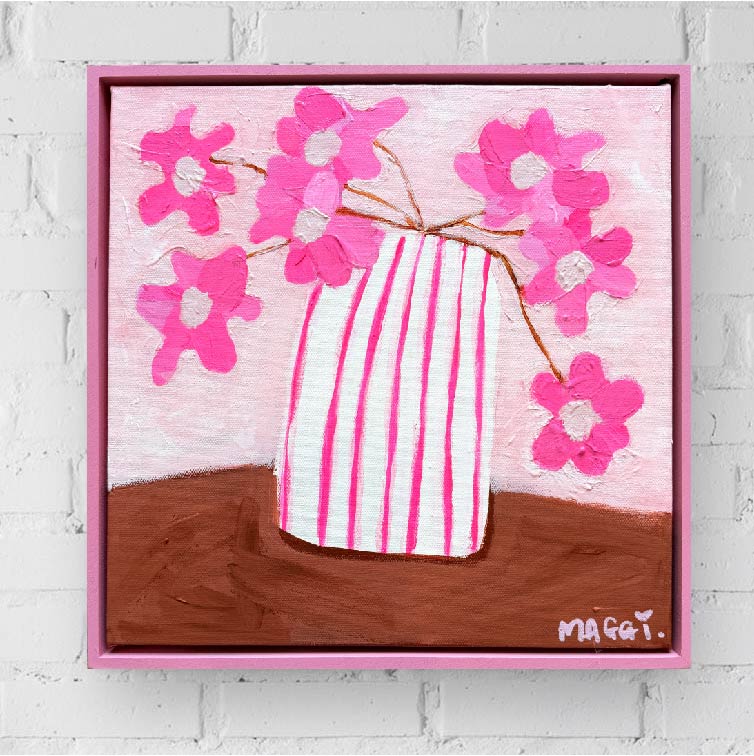 Pink Blooms In Pink