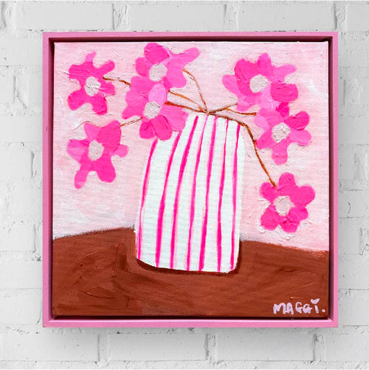 Pink Blooms In Pink