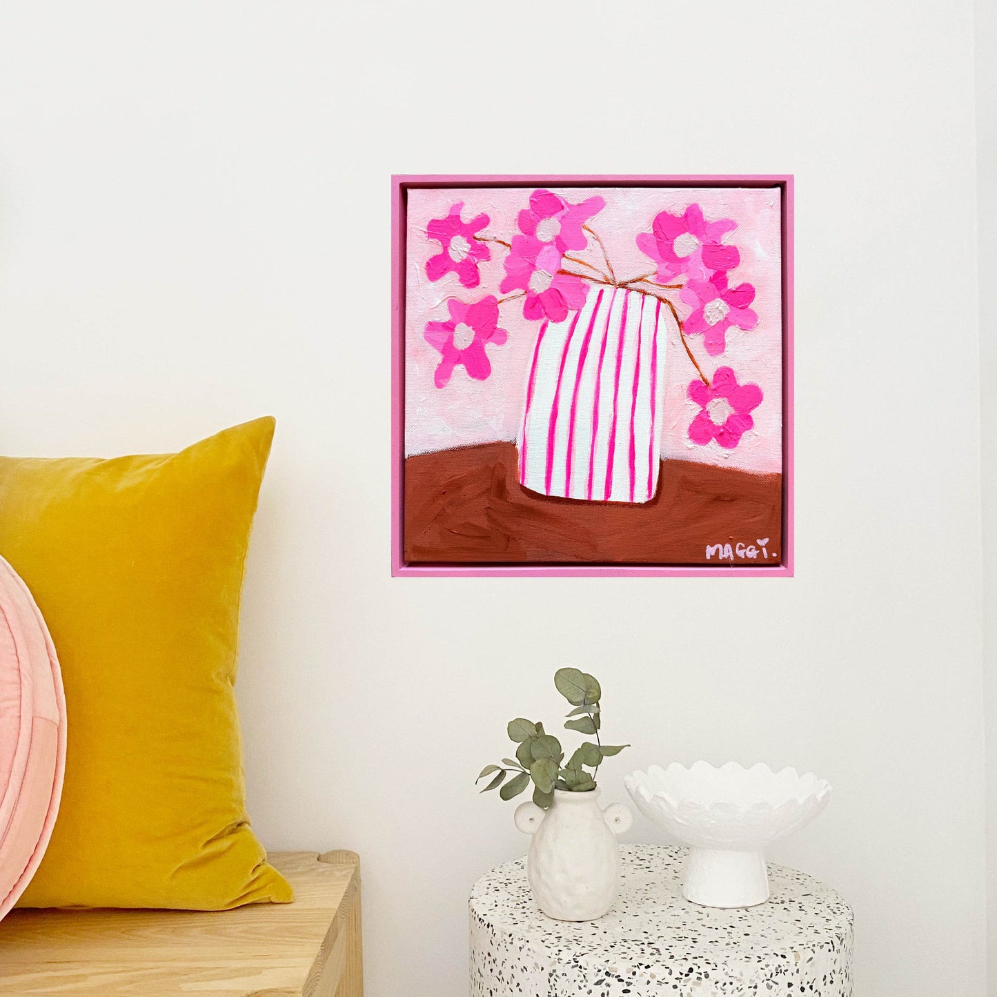 Pink Blooms In Pink