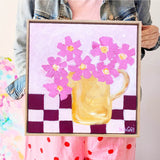 Pink Daisies In A Jug