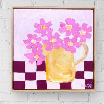 Pink Daisies In A Jug