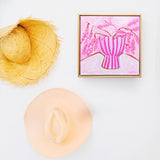 Pink Stripes With Pink Flowers