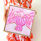 Pink Stripes With Pink Flowers