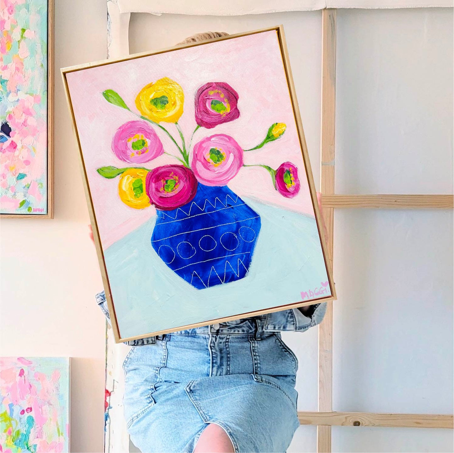 Poppies In Blue